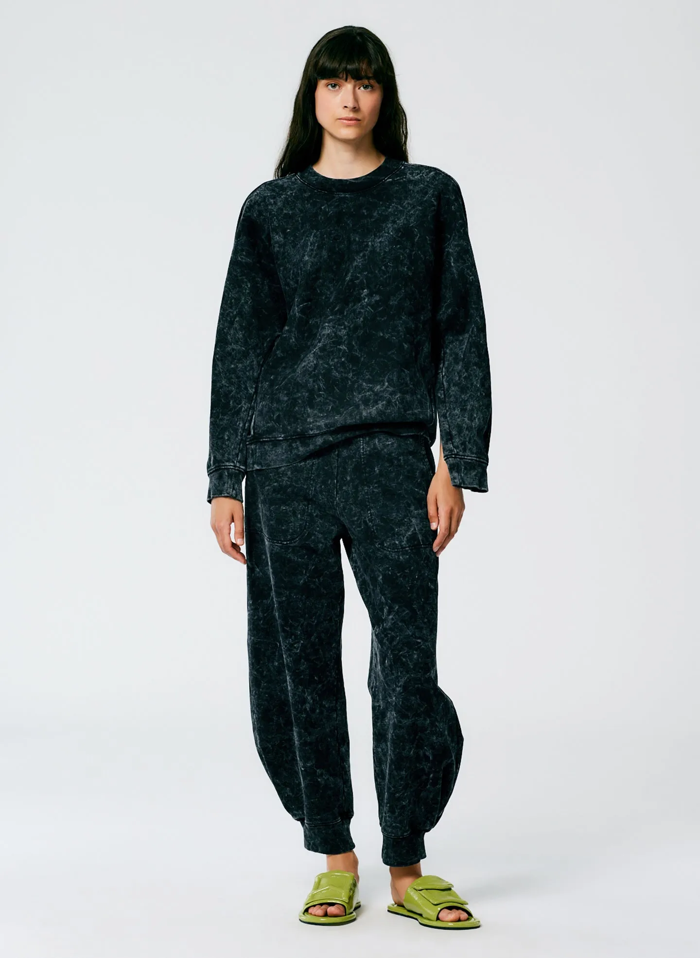 Acid Wash Calder Sweatpant - Long