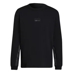 adidas Originals R.Y.V. Long Sleeve Logo T-Shirt - Black