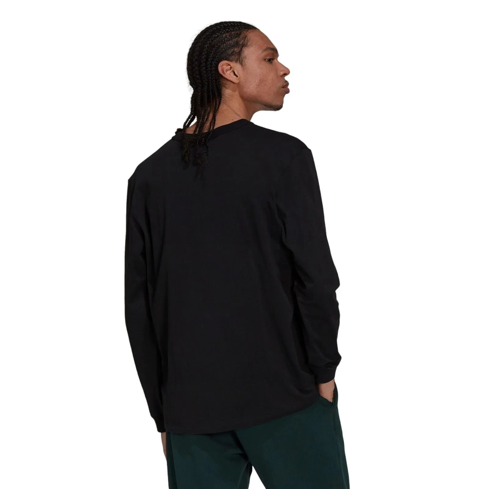 adidas Originals R.Y.V. Long Sleeve Logo T-Shirt - Black