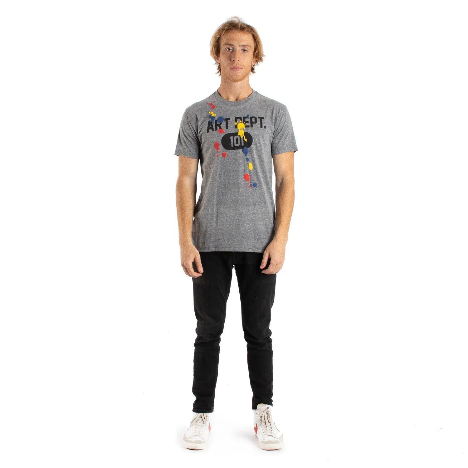 Art Dept. 101 Puffy Paint Splats Fun Graphic T-shirt