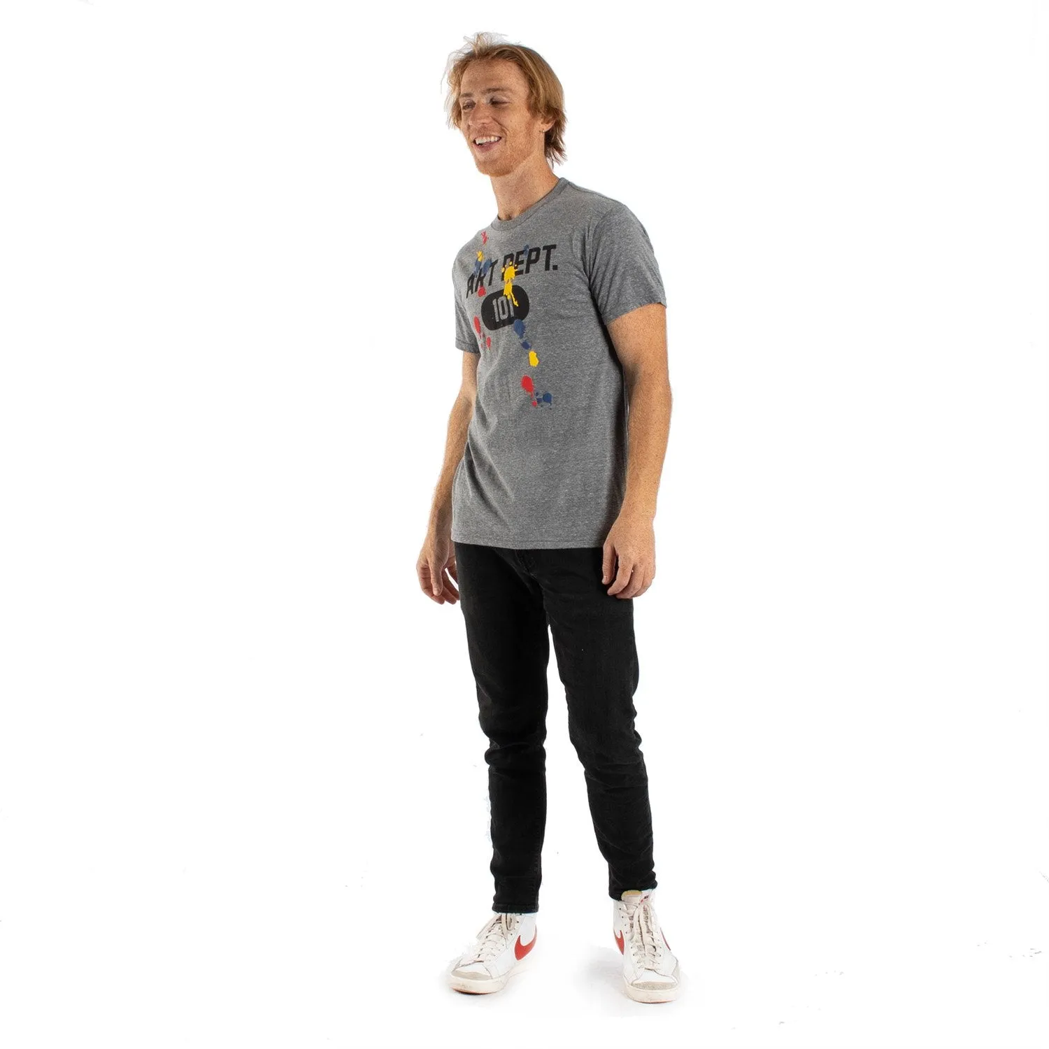 Art Dept. 101 Puffy Paint Splats Fun Graphic T-shirt