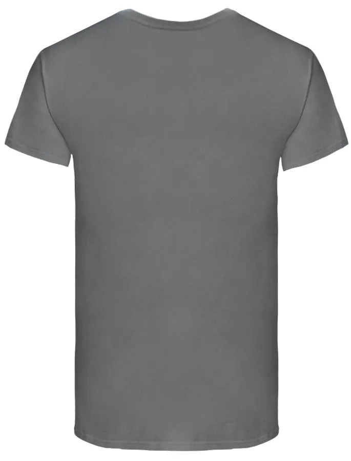 Batman 6 DC Graphic Crew Neck T-Shirt in Charcoal Grey