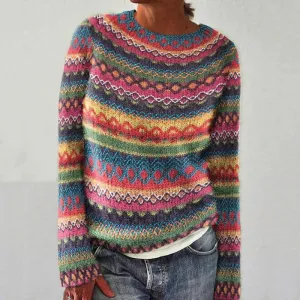 BLAIRE - Colorful Fair Isle Sweater