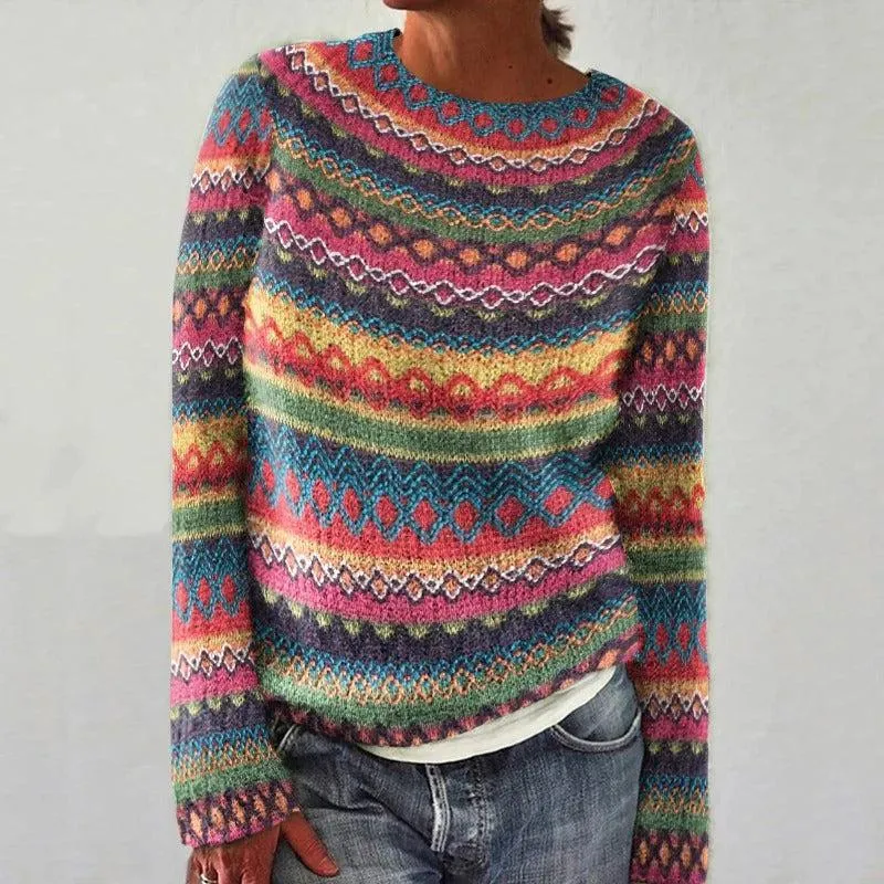BLAIRE - Colorful Fair Isle Sweater