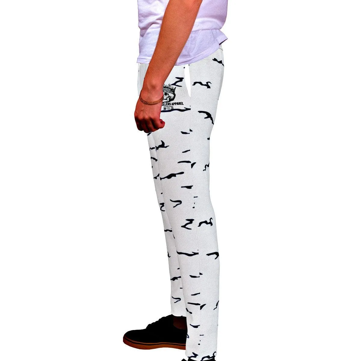Blue Stripe Fleece Joggers