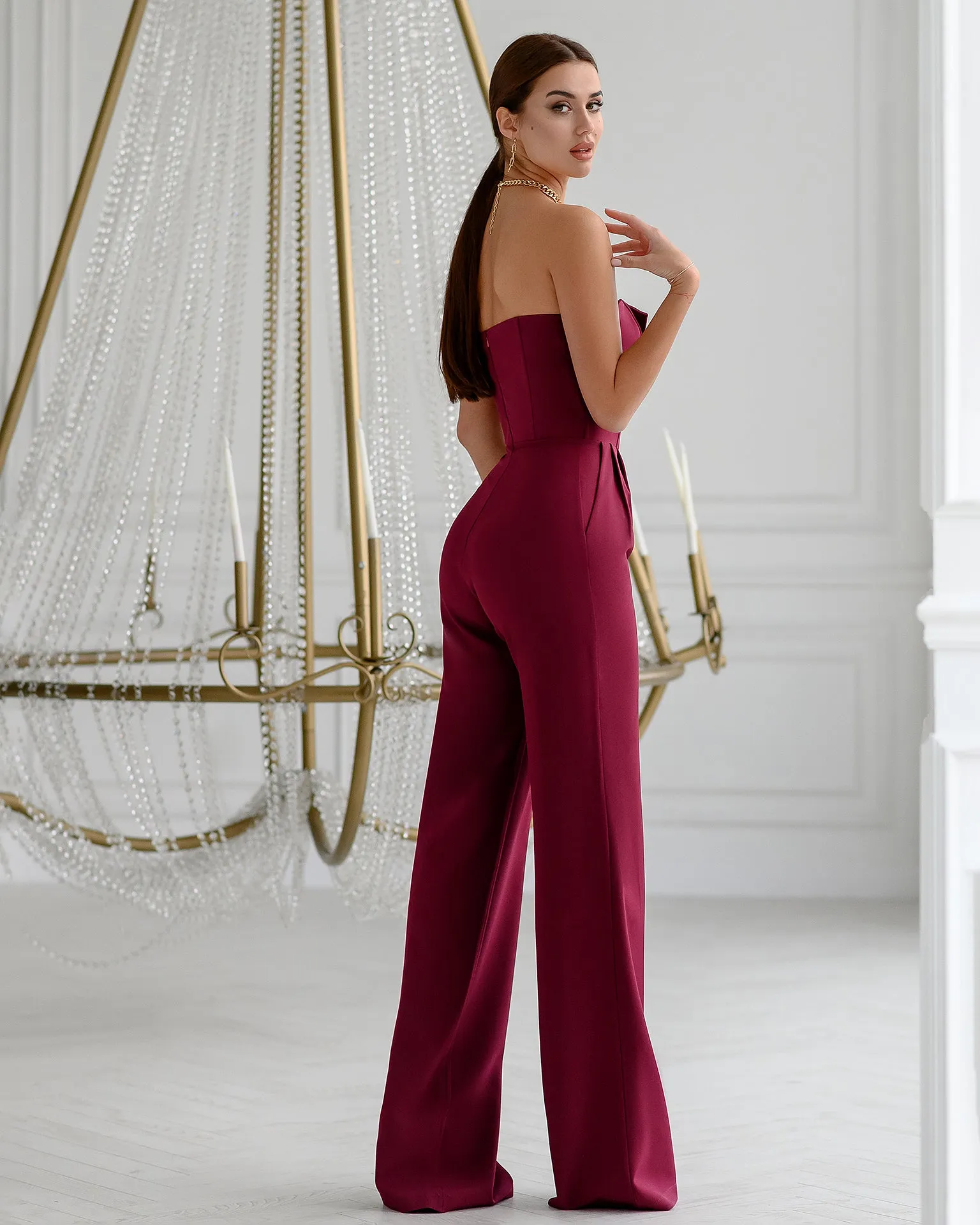 Bordeaux Bridal Jumpsuit