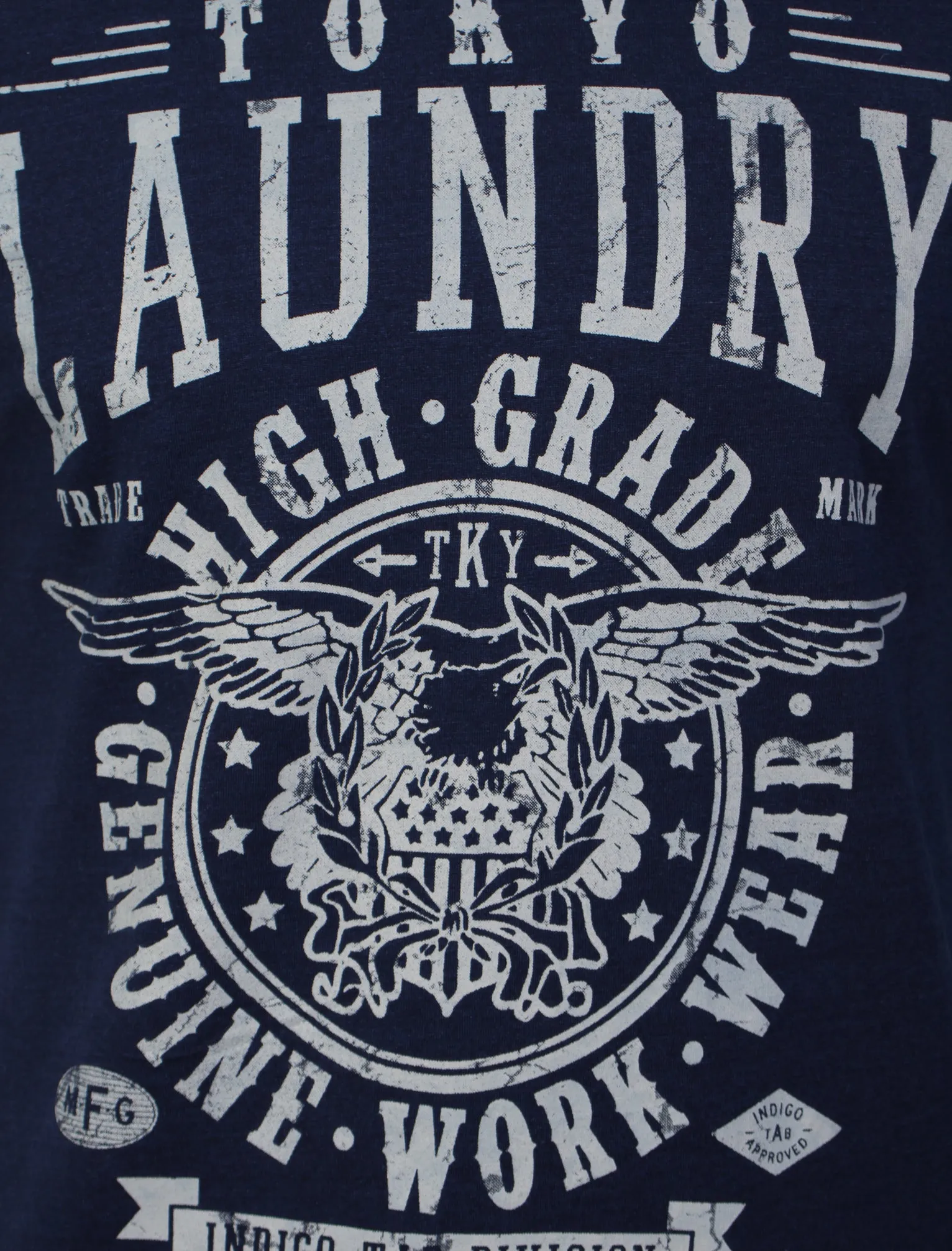 Brander T-shirt in Dark Indigo - Tokyo Laundry