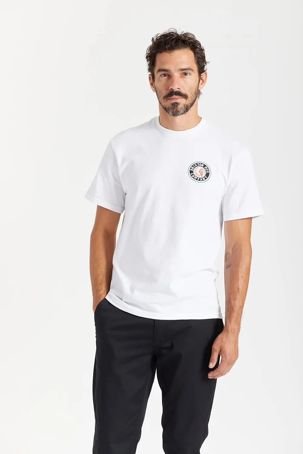 Brixton Men's Rival Ii Short Sleeve Standard T-Shirt