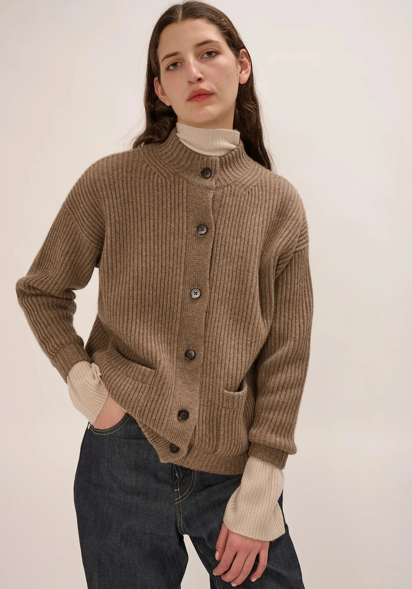 Demylee Kirara Cardigan Non-Dye Beige