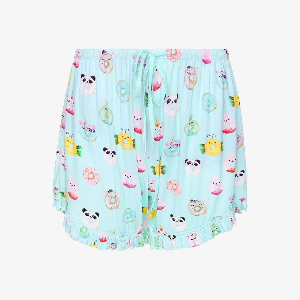 Donuts - Women Tank Top & Ruffled Short PJs