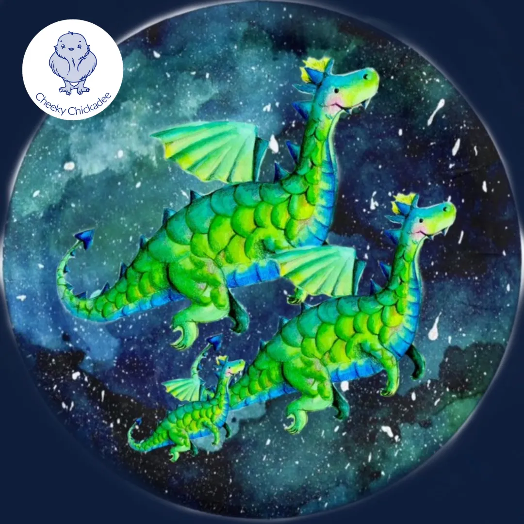 Dragon Family Short Leg Playsuit