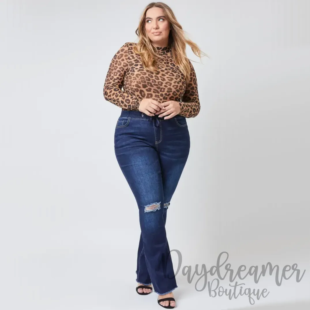 Dream Jogger Denim Flares