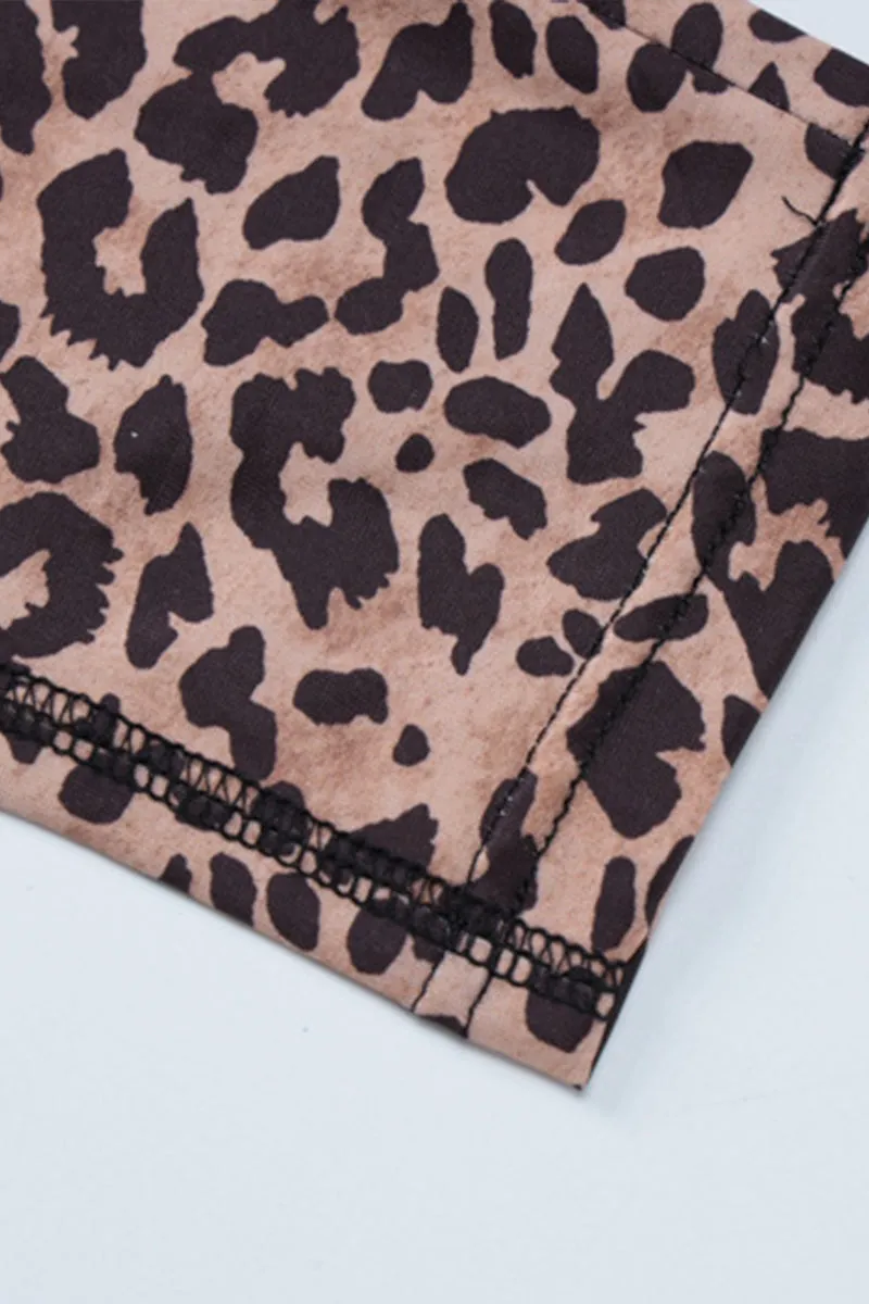 HBP3055 Leopard Print Romper