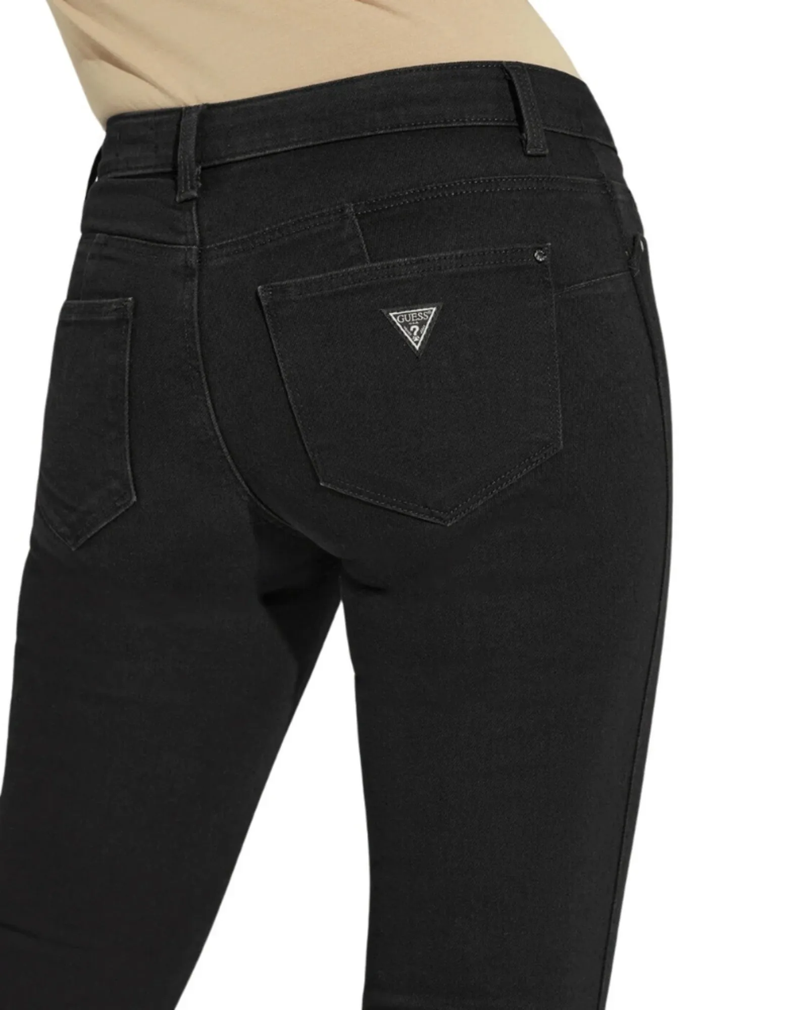 High-Rise 1981 Skinny Leg Denim Jeans In Carrie Black Wash
