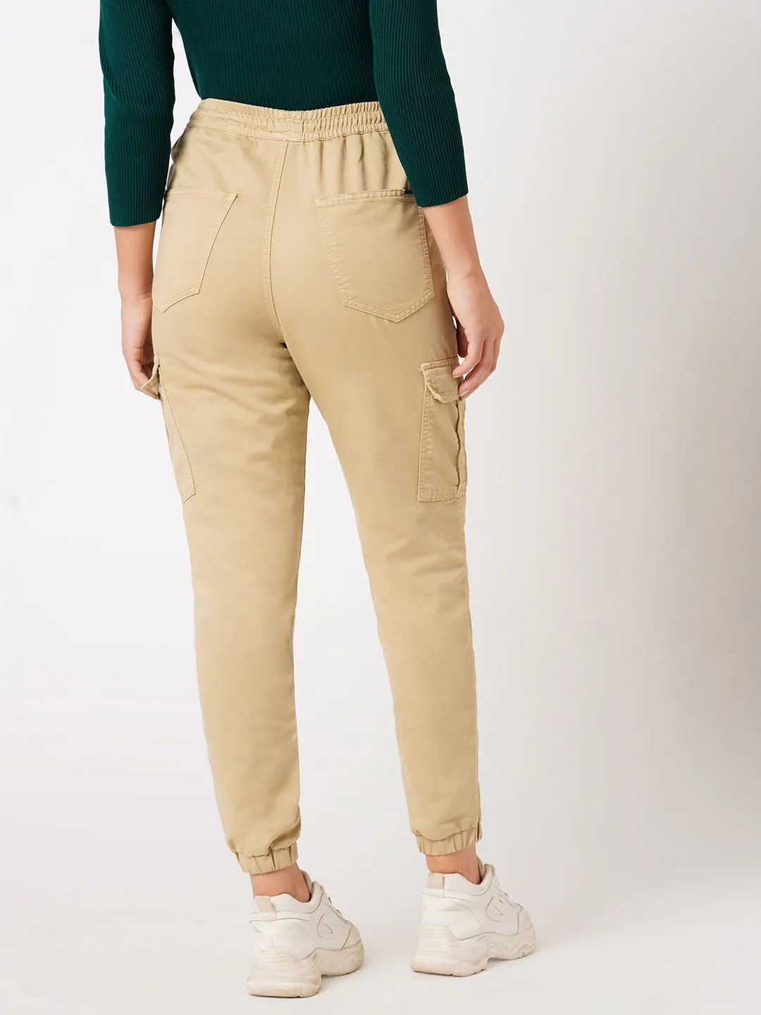 High Rise Denim Jogger