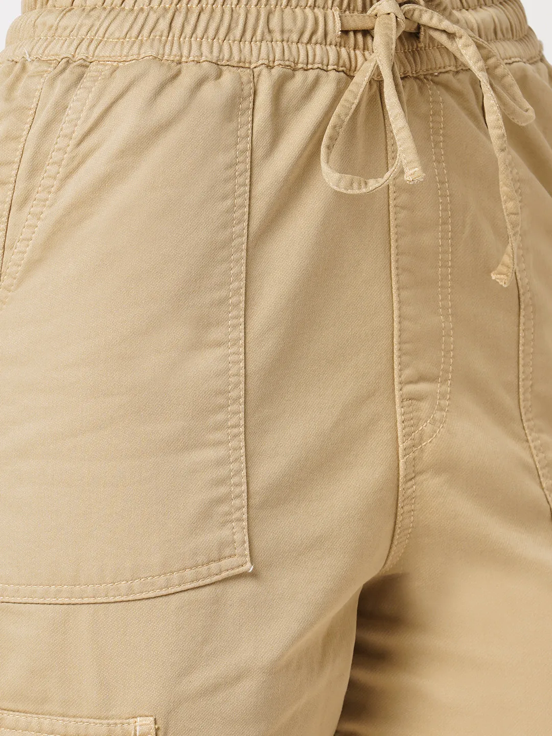 High Rise Denim Jogger