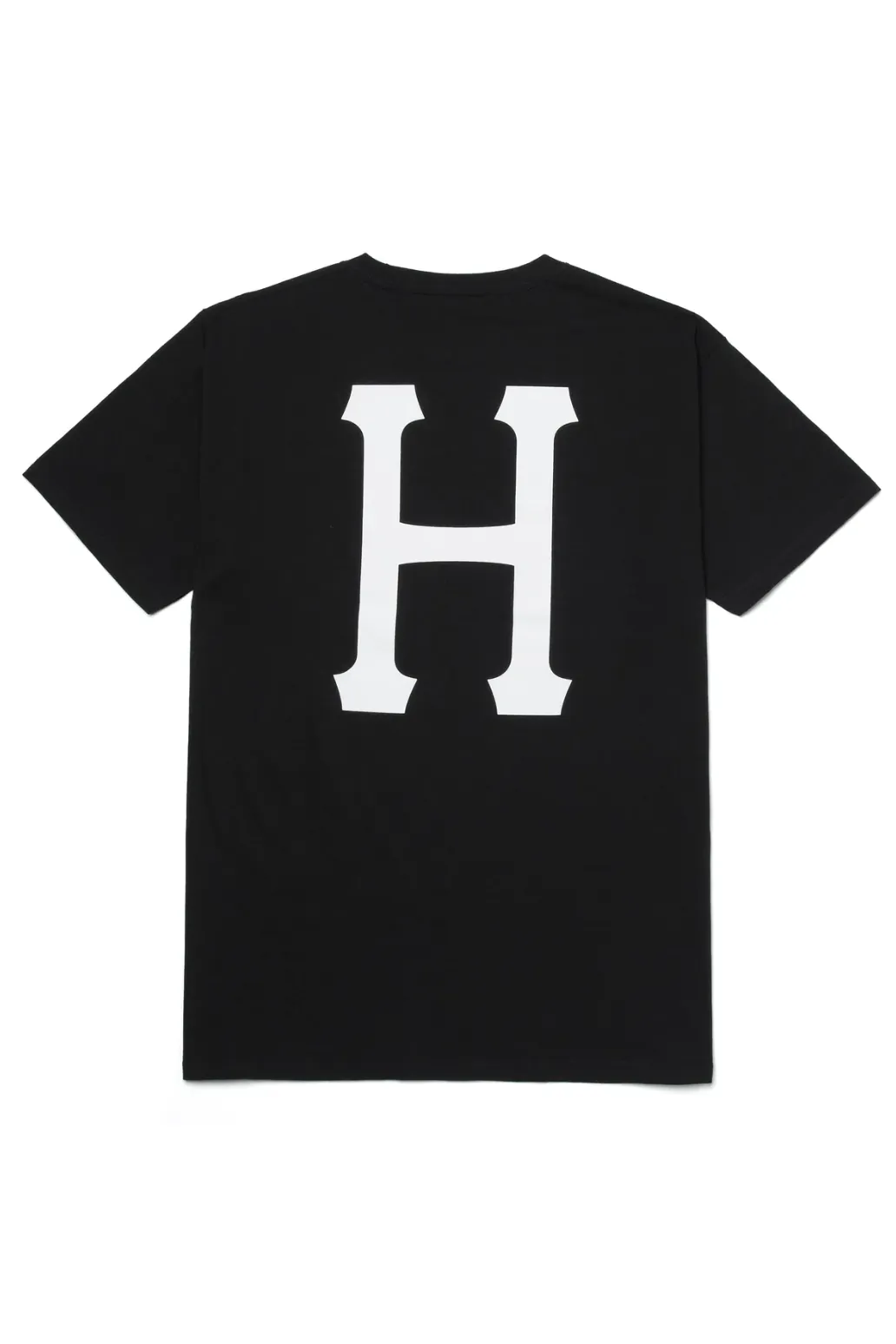 HUF ESSENTIAL CLASSIC H TEXT TEE S/S - BLACK