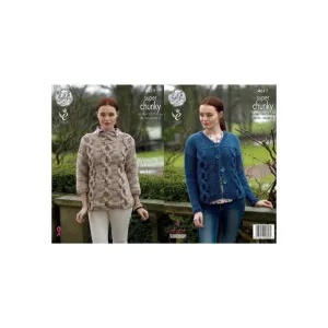 King Cole Big Value Super Chunky Knitting Pattern 4611
