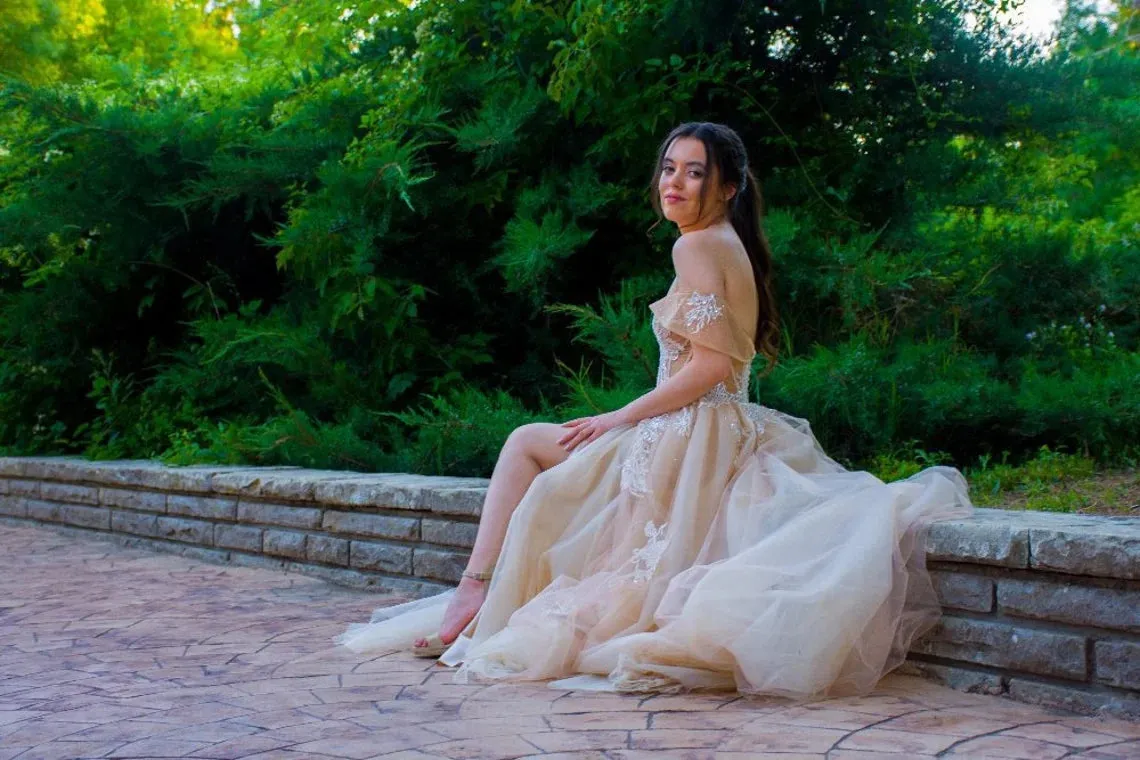 Lace Off The Shoulder Romantic Dress Tulle
