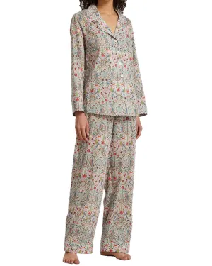 Lost Hearts Pajama Set in Aqua