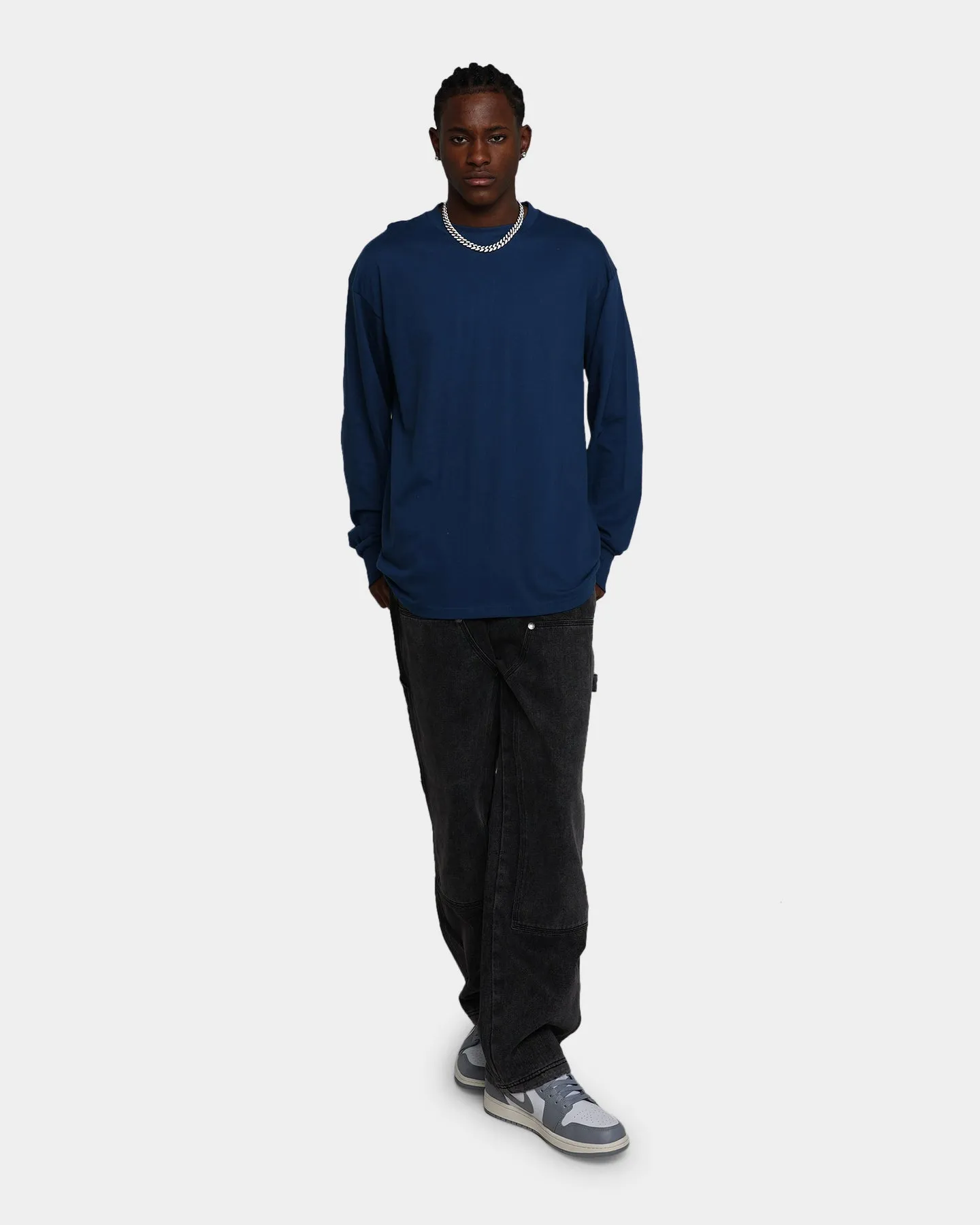MNML Every Day Long Sleeve T-Shirt Navy