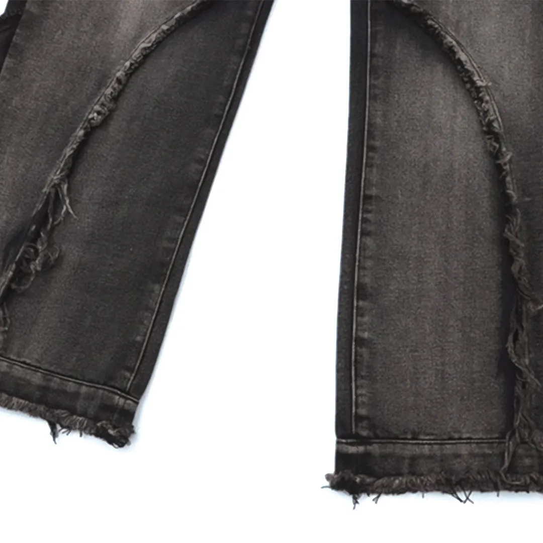 Noir Webbed Jeans