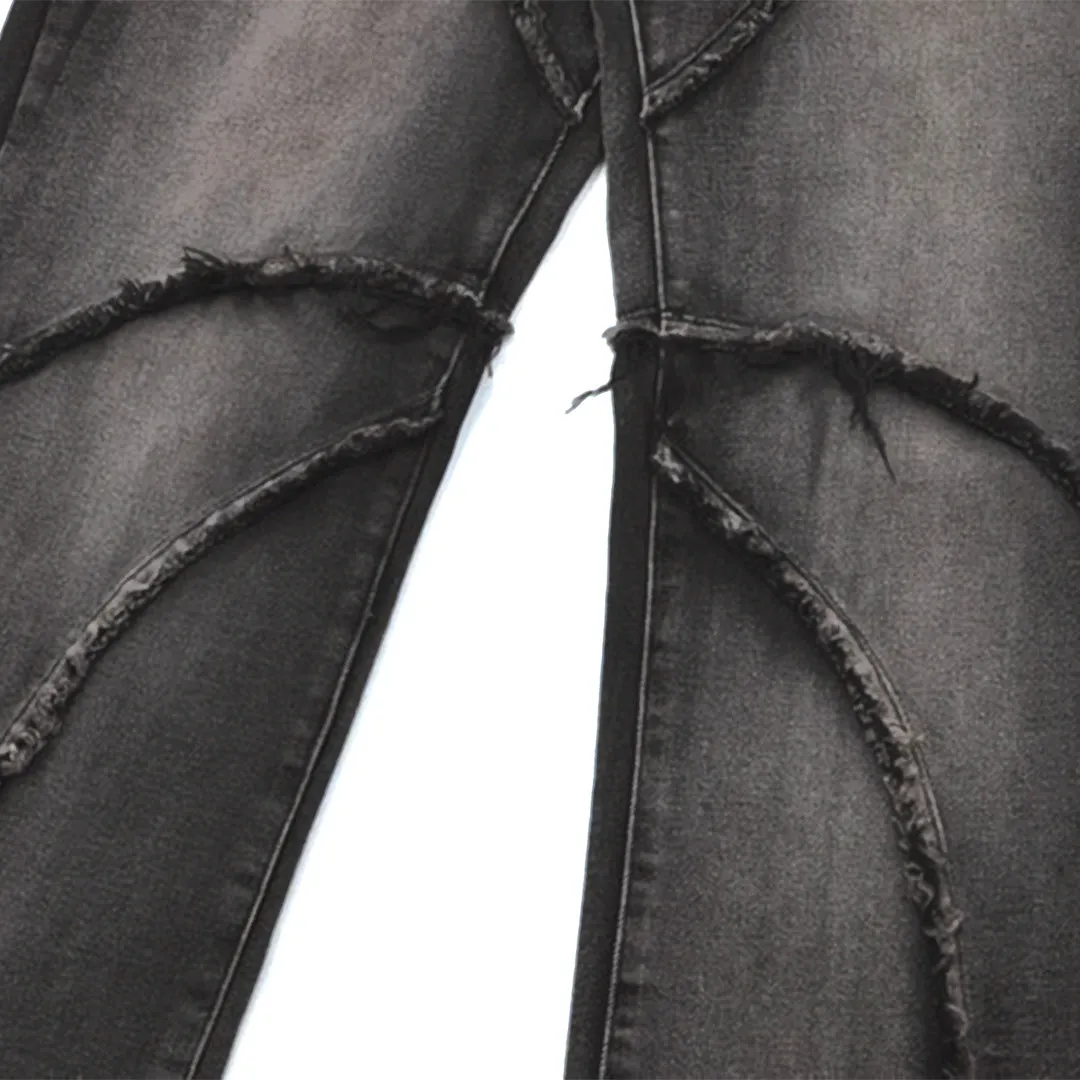 Noir Webbed Jeans