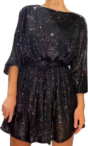 Rvidbe Prom Dresses for Women 2024 Sexy Tassel Dresses Sleeveless V Neck Sequin Dress Trendy Dresses Party Club Mini Dress