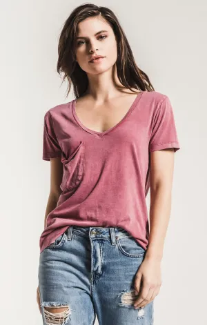 The Washed Cotton Pocket Tee