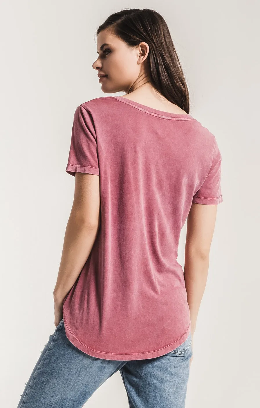 The Washed Cotton Pocket Tee