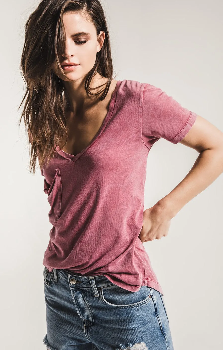 The Washed Cotton Pocket Tee