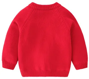Toddler Boys Girls XMAS Reindeer/ Santa Fleece-lined Sweater