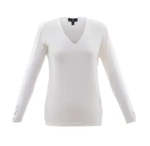 V-Neck Long Sleeve Tee