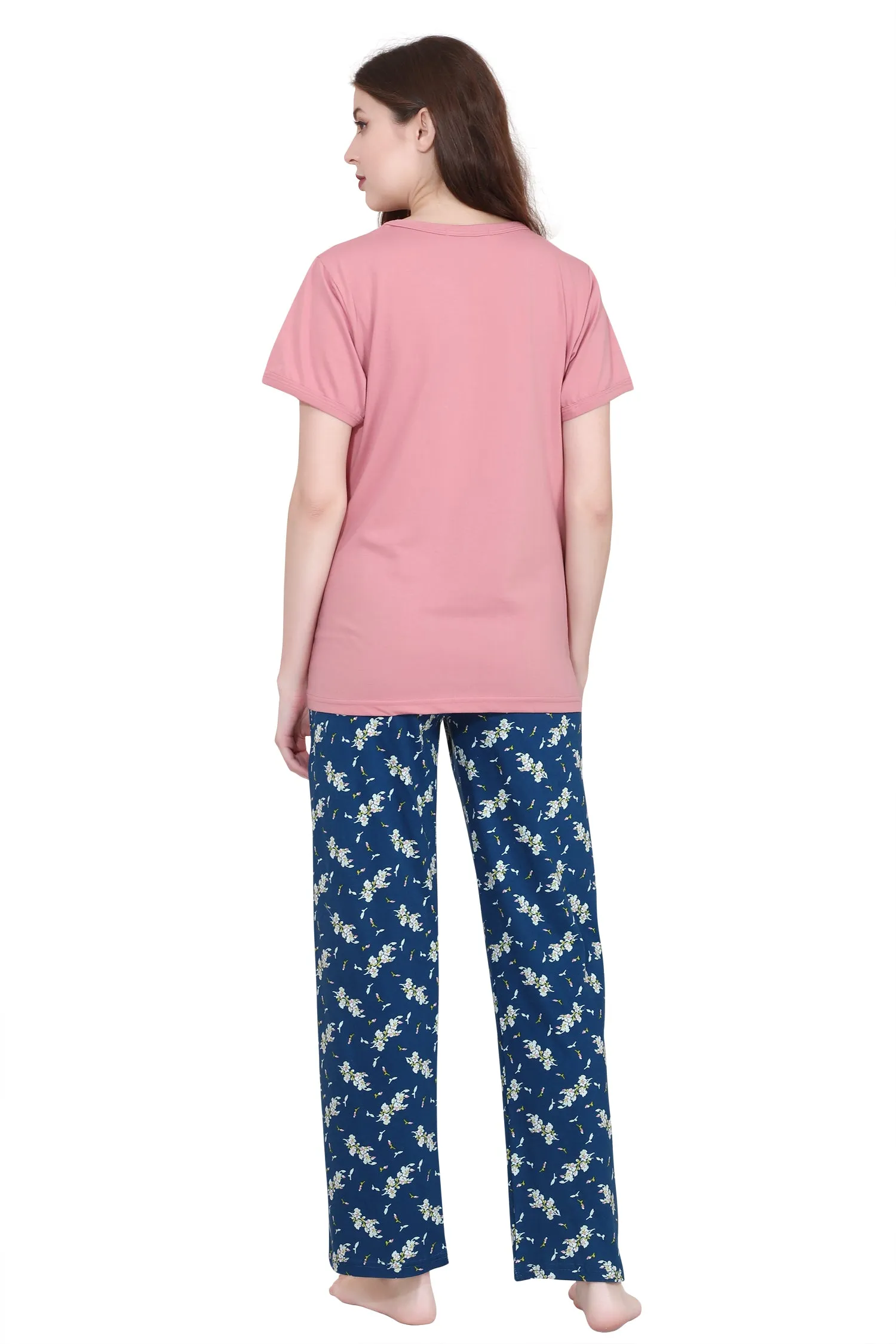 Velure Abstract All Over Floral Prints Pajama Set