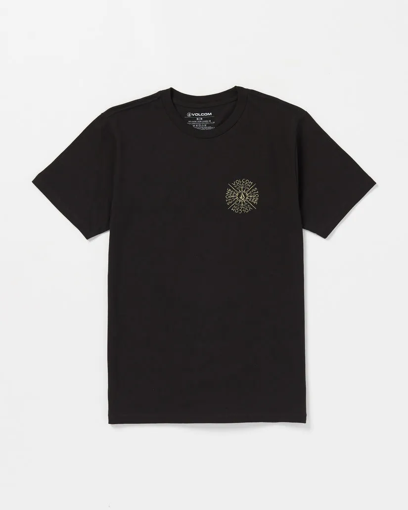 Volcom Spiraling Short Sleeve Tee - BLACK