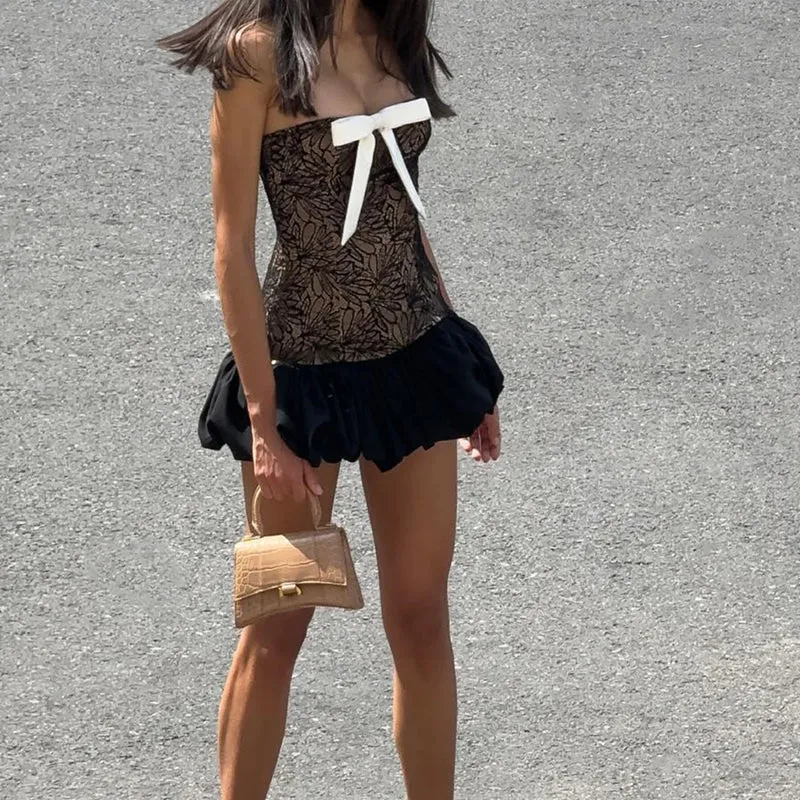 Vvsha Emery Strapless Mini Dress