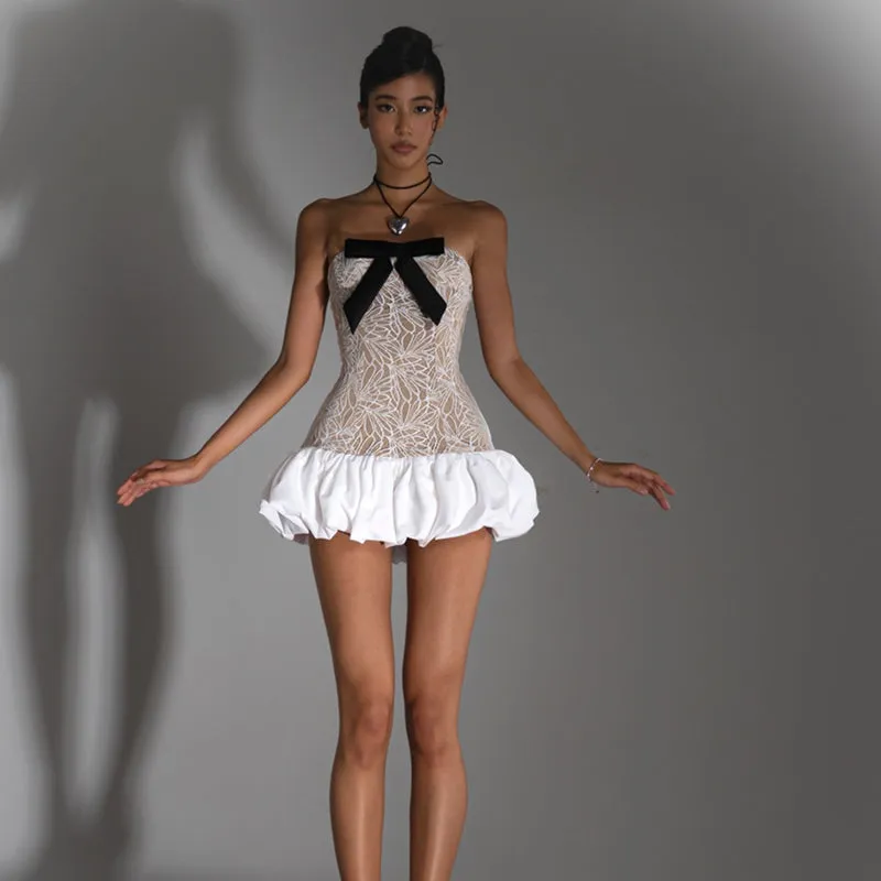 Vvsha Emery Strapless Mini Dress
