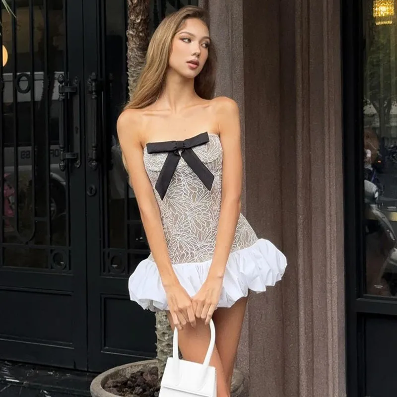 Vvsha Emery Strapless Mini Dress