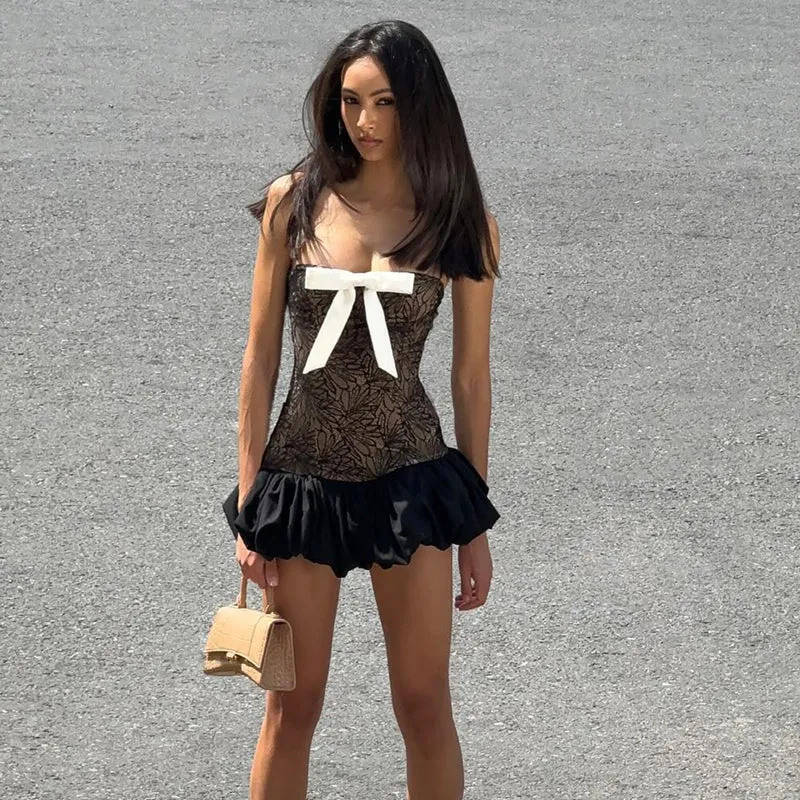 Vvsha Emery Strapless Mini Dress