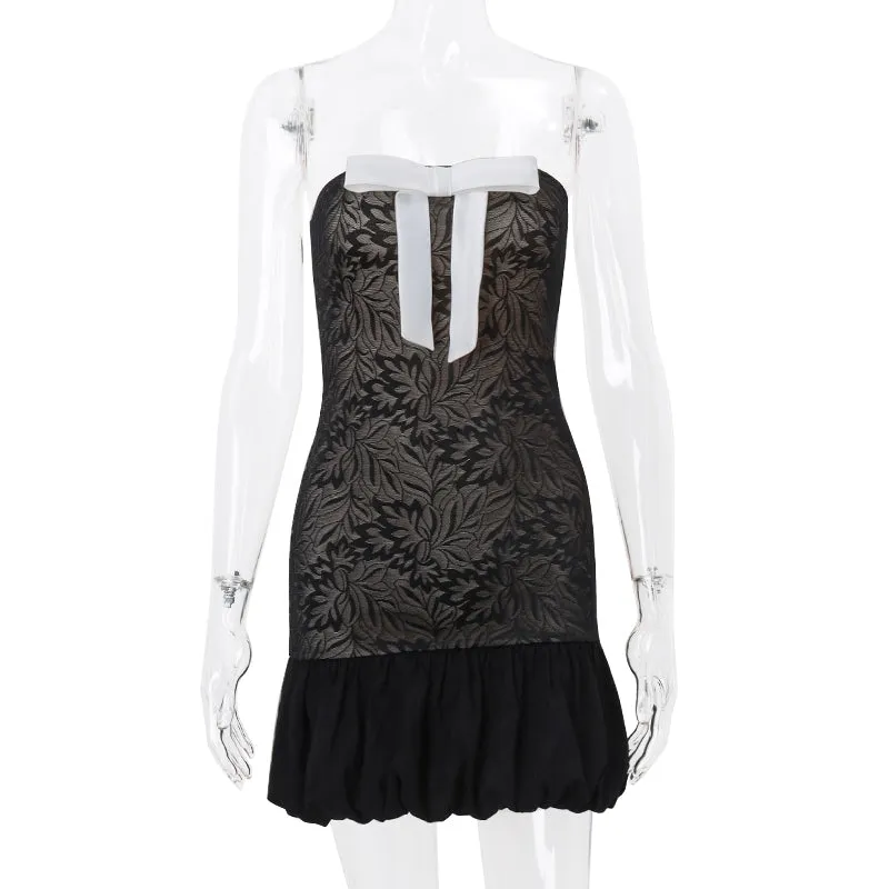 Vvsha Emery Strapless Mini Dress