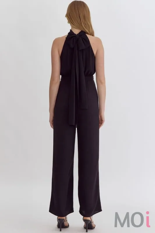 Wide Leg Jumpsuit Black