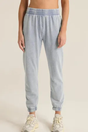 Z SUPPLY - SLIM KNIT DENIM JOGGER WASHED INDIGO